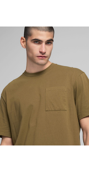 リラックスフィット コットンジャージーARMYプリント Tシャツ 詳細画像 ゴールデンブラウン 5
